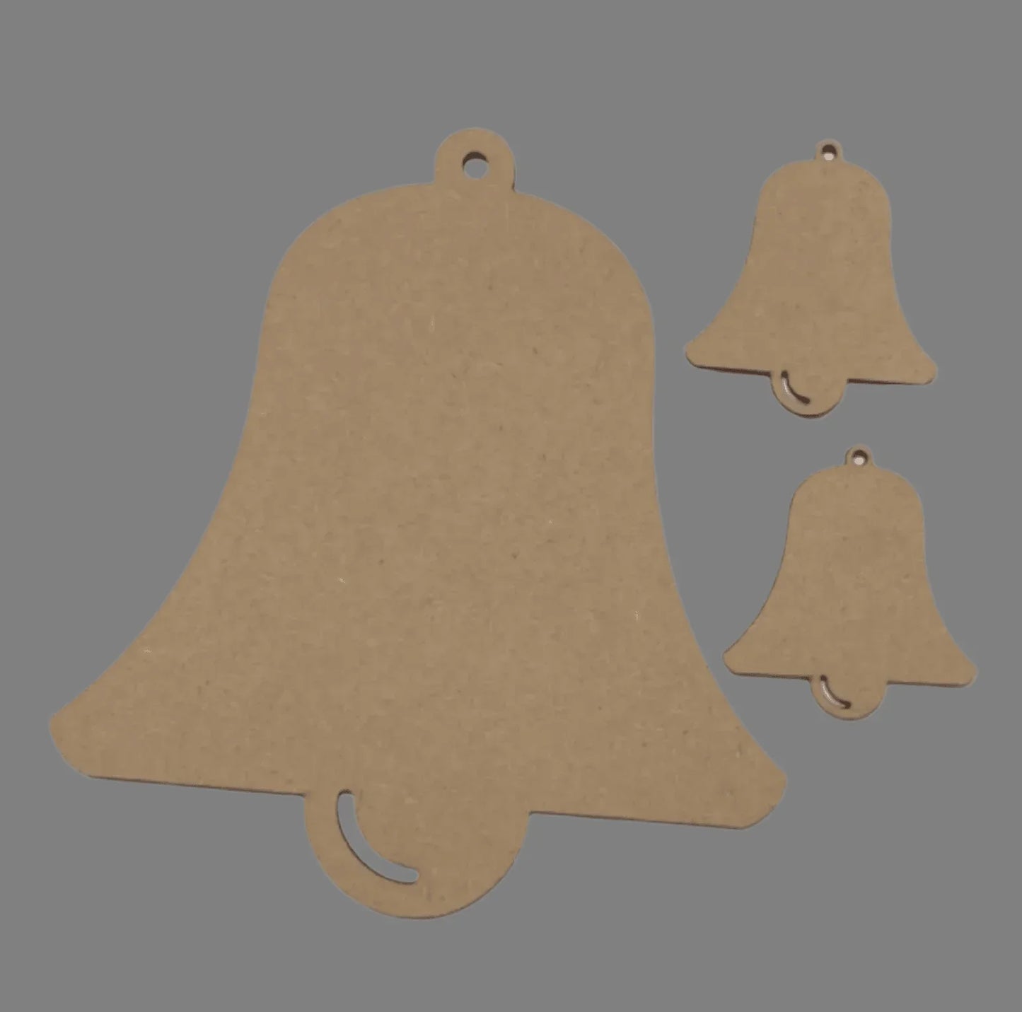 Bell Set of 3 MDF Wooden DIY Craft - The Renmy Store Homewares & Gifts