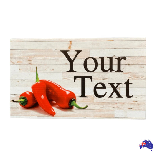 Chilli Garden Custom Custom Personalised Sign - The Renmy Store Homewares & Gifts
