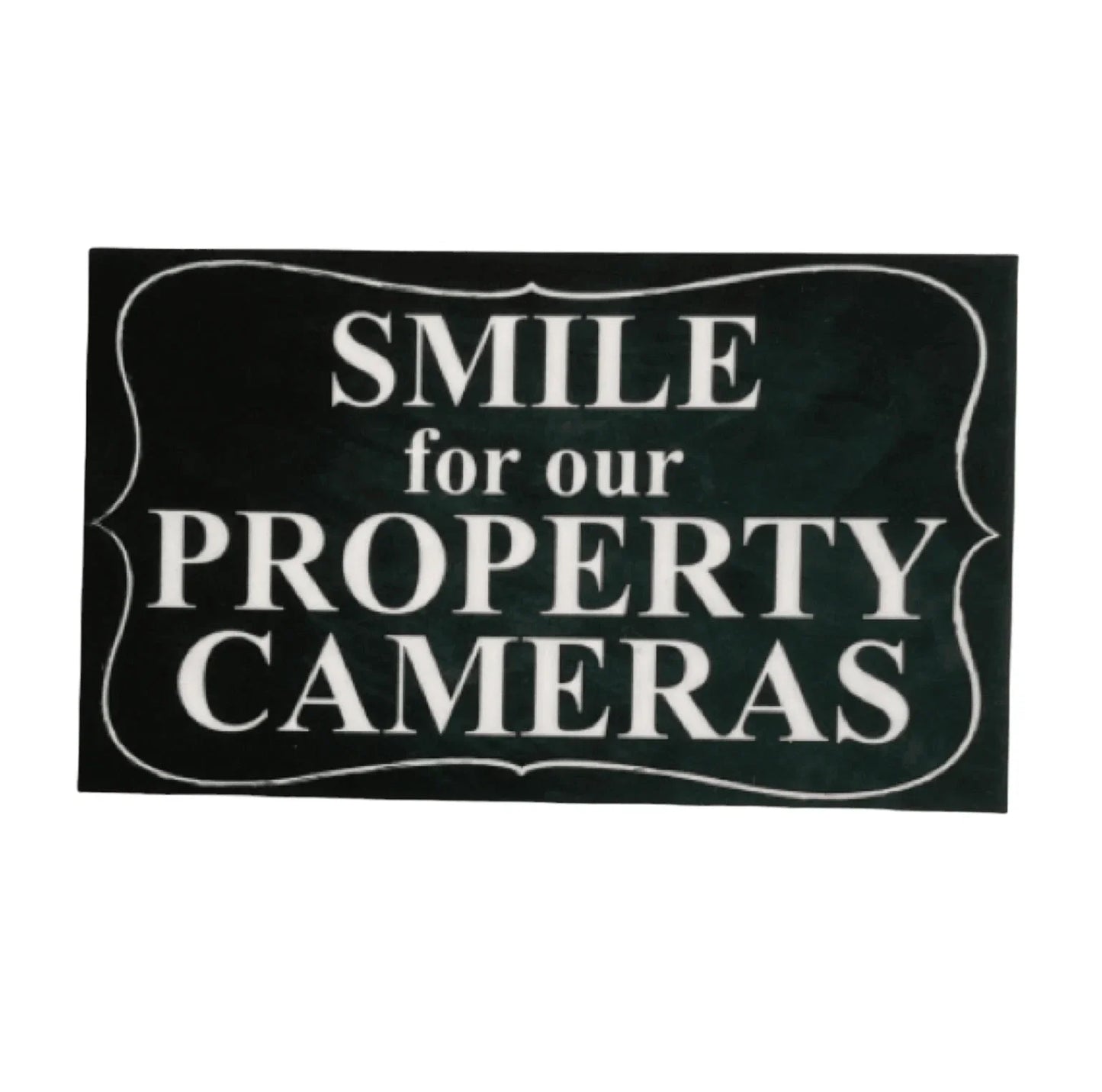 Property Cameras Security Vintage Sign - The Renmy Store Homewares & Gifts