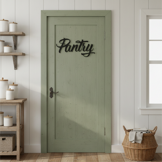 Pantry Door Sign - Acrylic Wall Art - Suits All Decor Styles - Australian Made