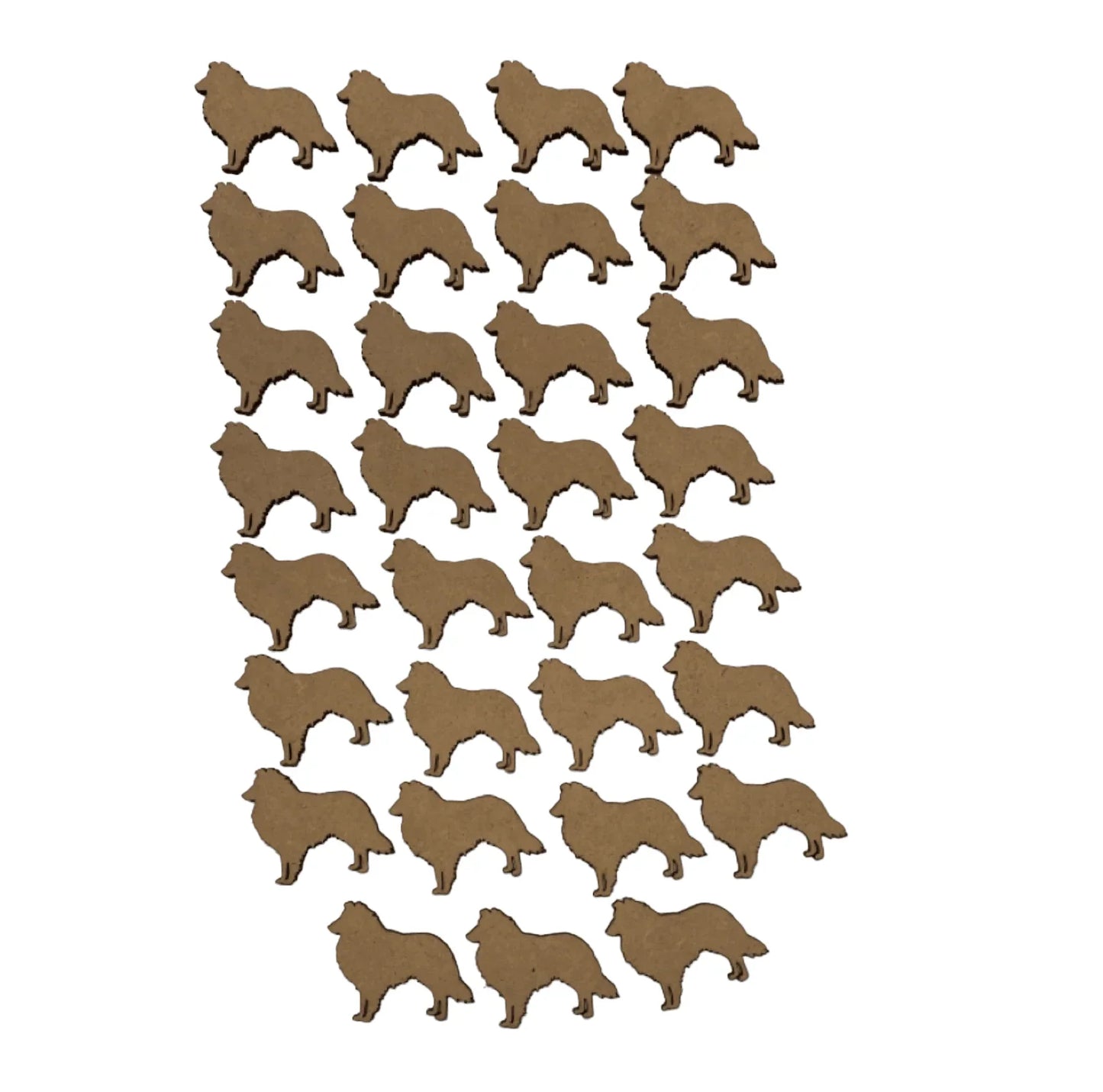 Dog Shetland Sheepdog x 31 MDF DIY Raw Cut Out Art Craft Décor - The Renmy Store Homewares & Gifts