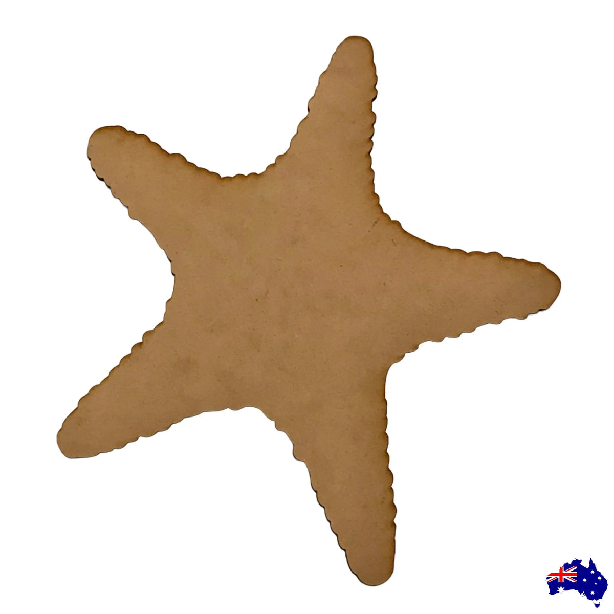 Starfish Fish Beach House Wooden Raw MDF DIY Craft - The Renmy Store Homewares & Gifts