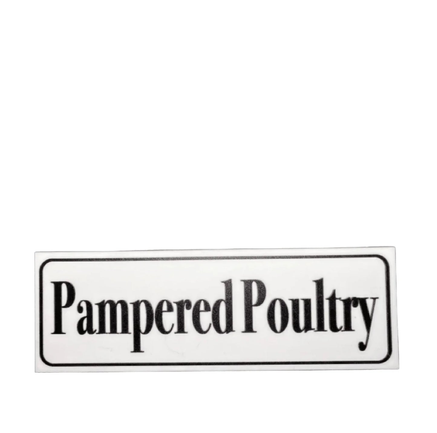 Pampered Poultry Duck Chicken Sign - The Renmy Store Homewares & Gifts