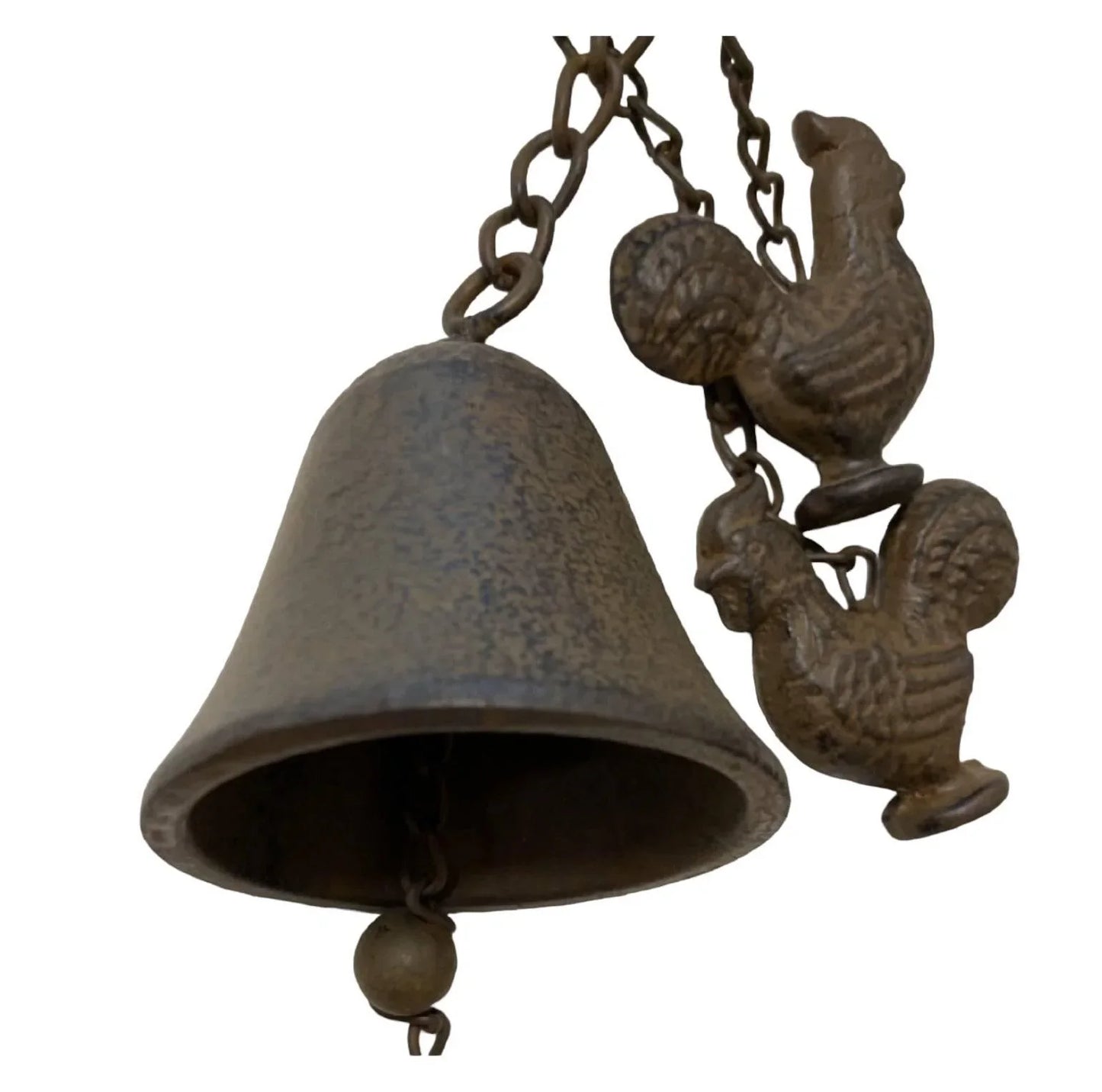 Wind Chime Bell Cast Iron Rooster Chicken Hanging - The Renmy Store Homewares & Gifts