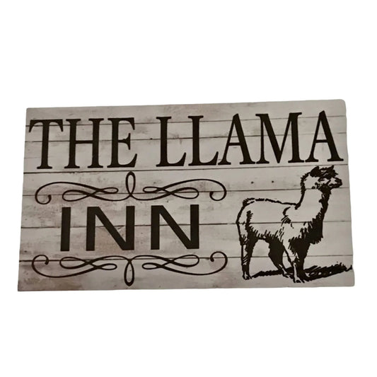 The Llama Inn Sign - The Renmy Store Homewares & Gifts