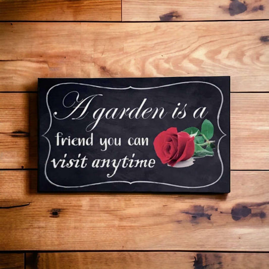 Garden Friend You Can Visit Sign - The Renmy Store Homewares & Gifts