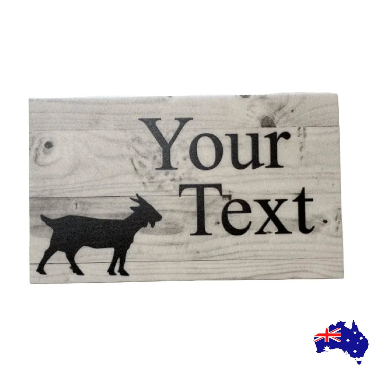 Goat Custom Persoanlised Country Farm Sign - The Renmy Store Homewares & Gifts