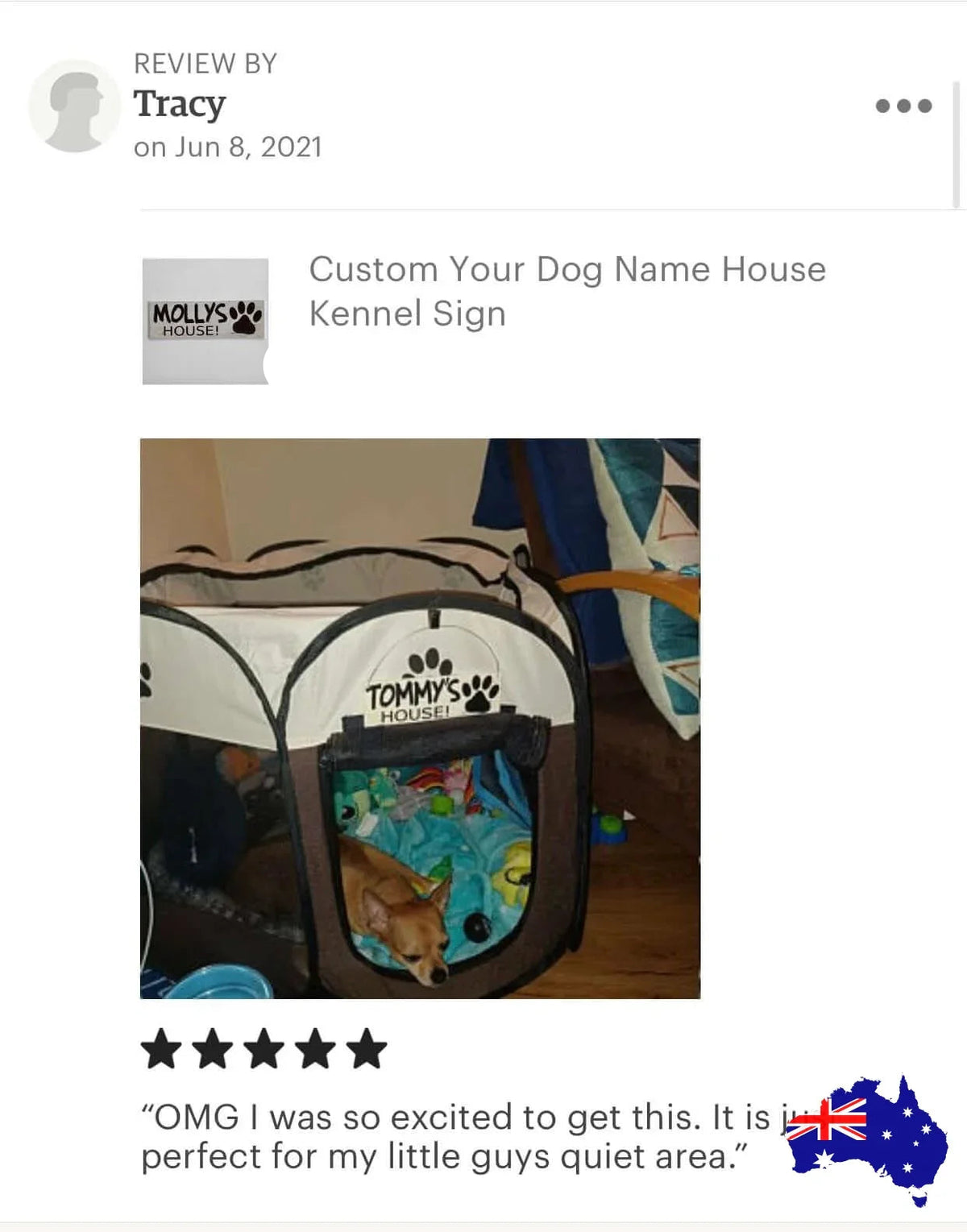 Dog Kennel House Custom Personalised Pets Name Sign - The Renmy Store Homewares & Gifts