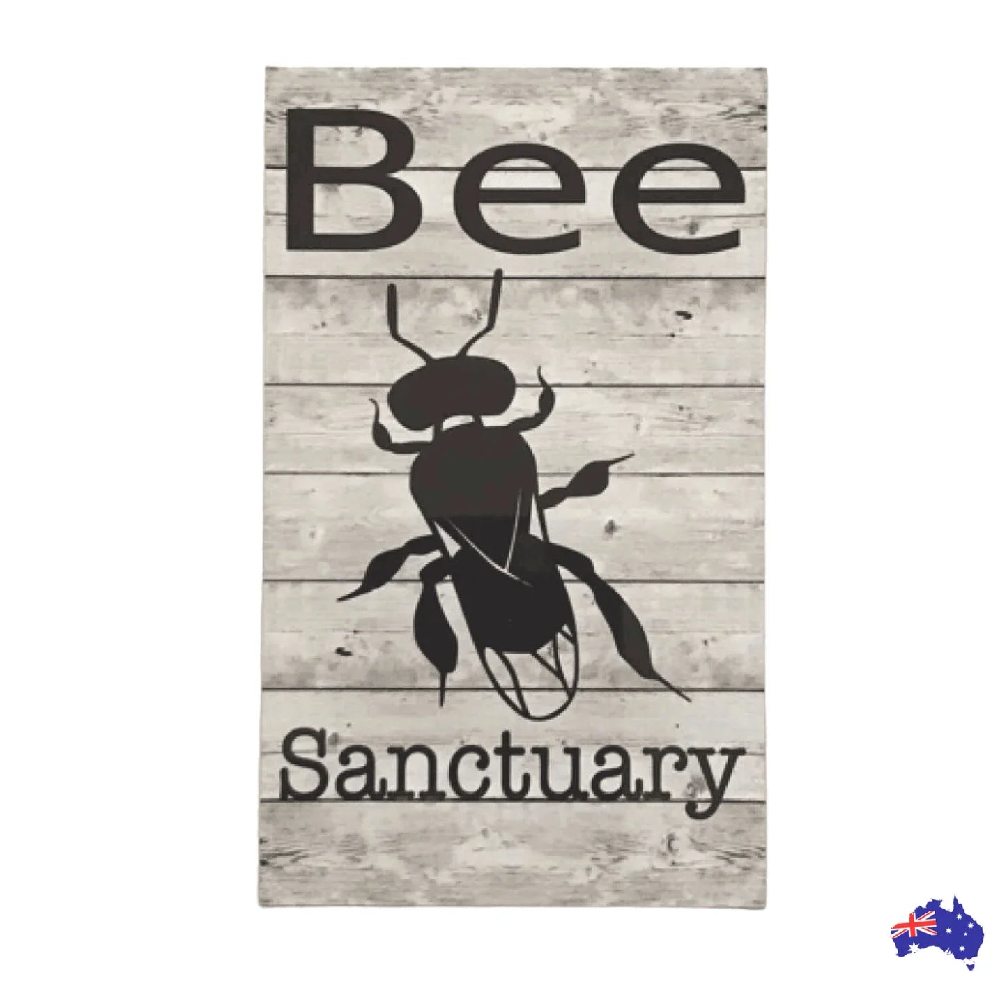 Bee Australian Native Sanctuary Garden Sign - The Renmy Store Homewares & Gifts