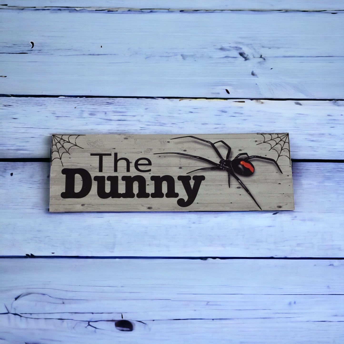The Dunny Spider Toilet Outback Sign - The Renmy Store Homewares & Gifts 