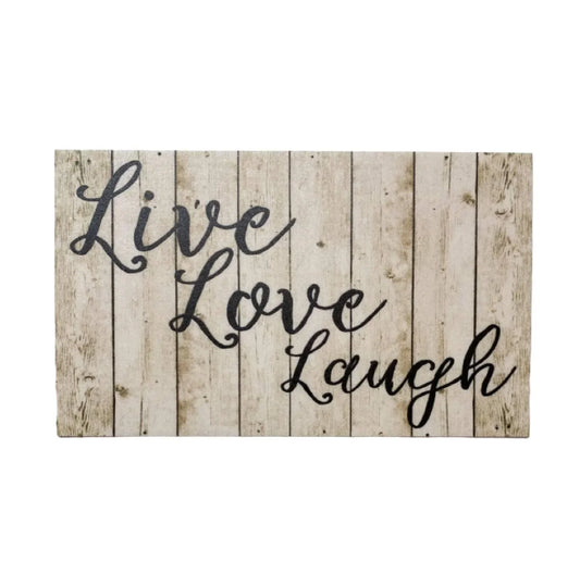 Live Love Laugh Rustic Sign - The Renmy Store Homewares & Gifts