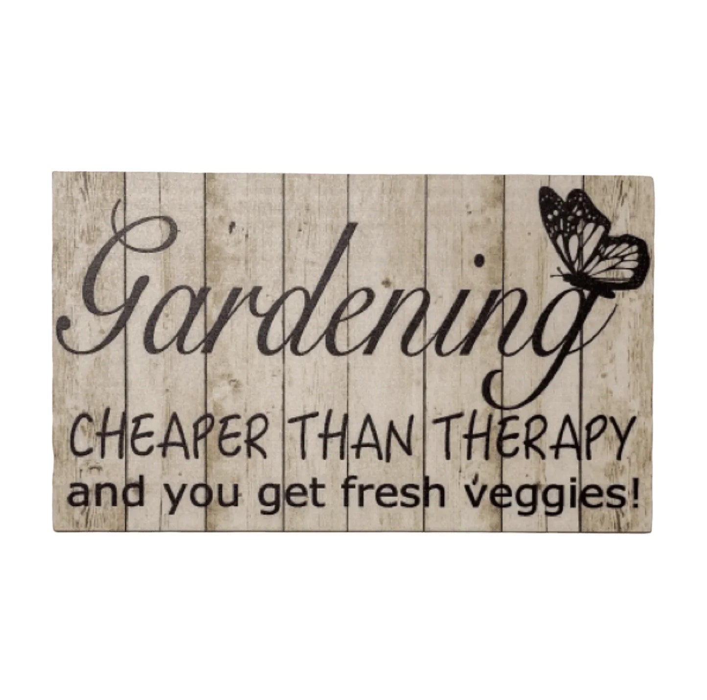 Gardening Therapy Sign - The Renmy Store Homewares & Gifts