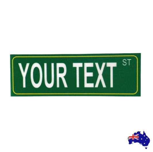 Street Sesame St Custom Personalised Sign - The Renmy Store Homewares & Gifts