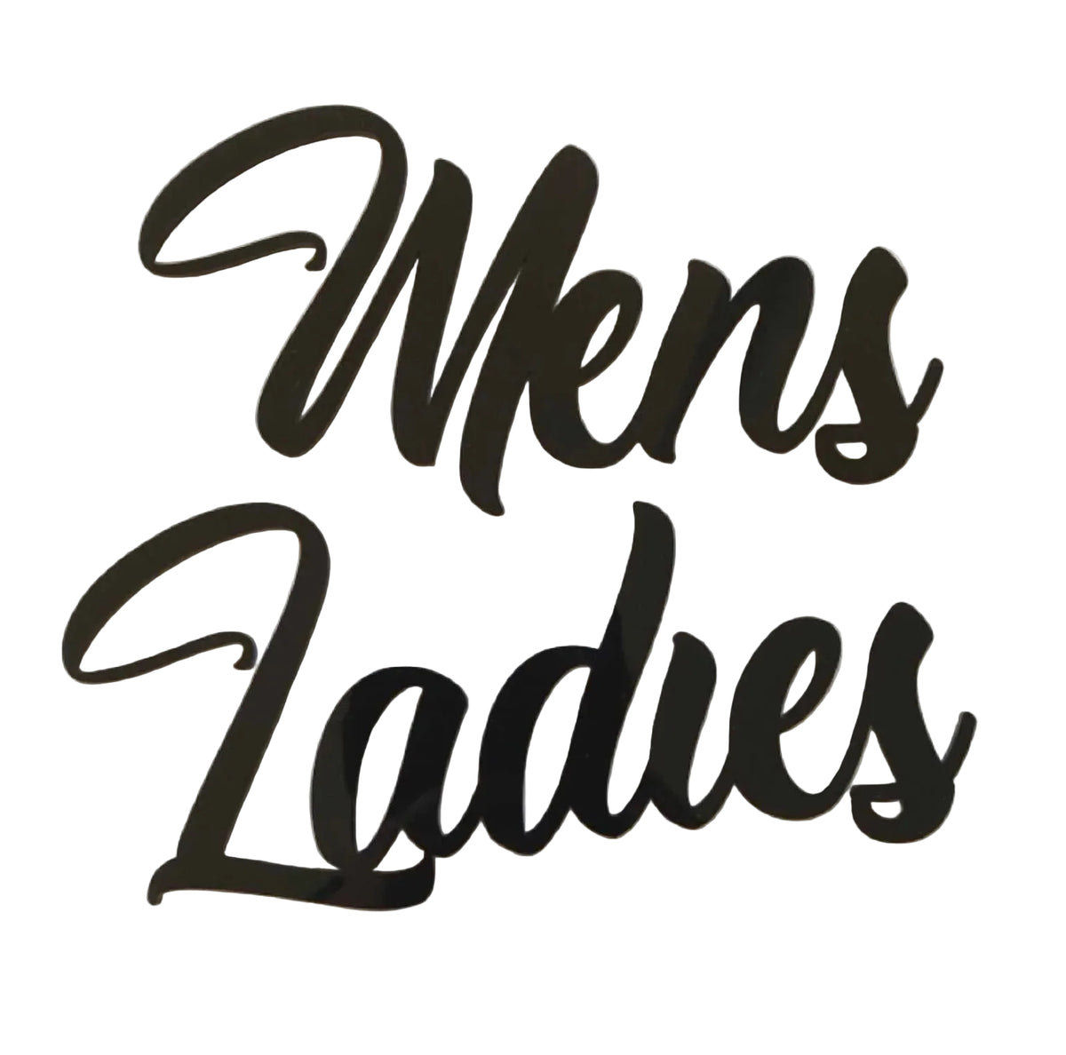 Mens Ladies Door Word Acrylic Wall Art Vintage - The Renmy Store Homewares & Gifts