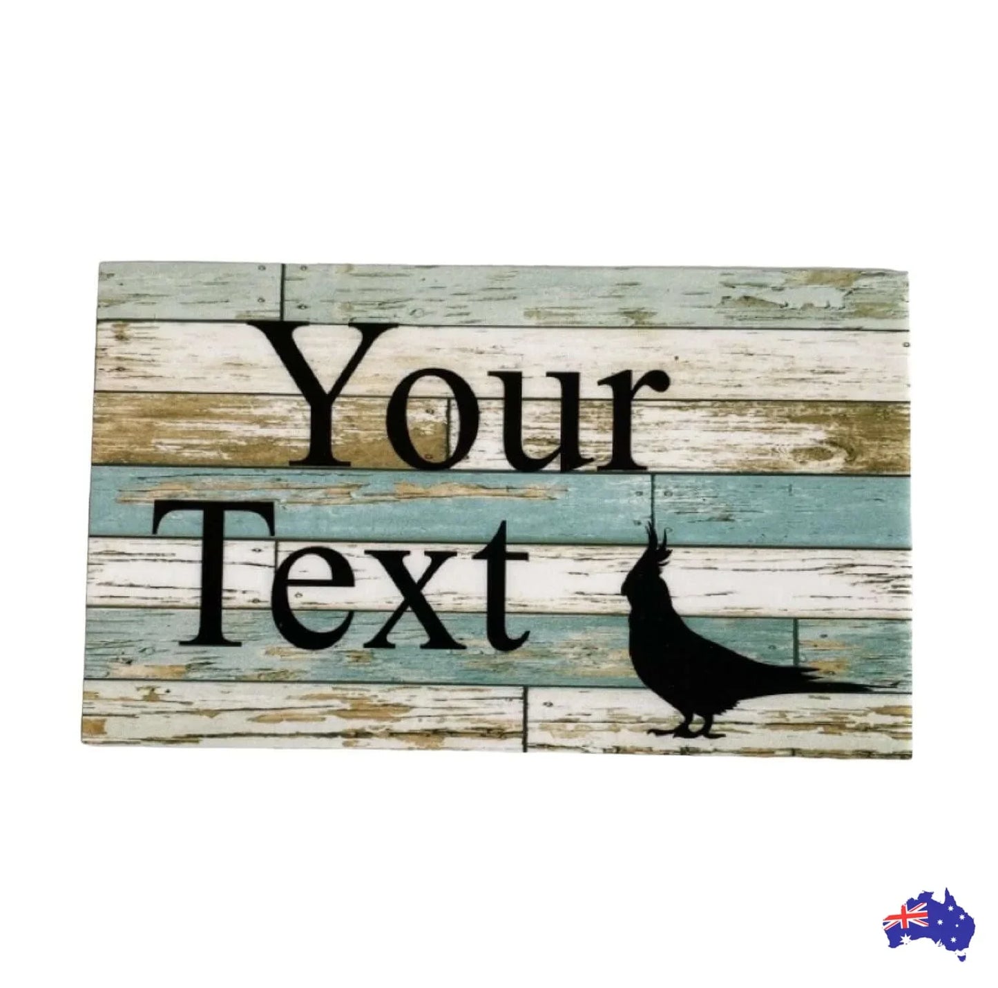 Bird Custom Personalised Parrot Sign - The Renmy Store Homewares & Gifts
