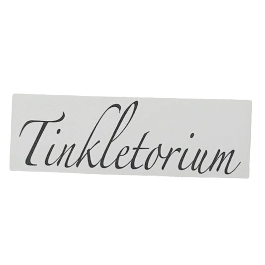 Toilet Tinkletorium White Sign - The Renmy Store Homewares & Gifts