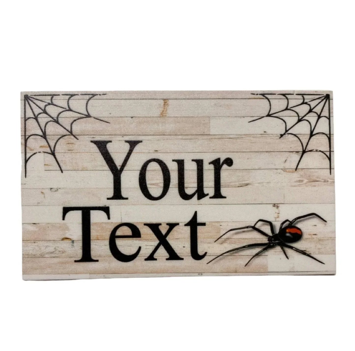 Redback Spider Custom Personalised Sign - The Renmy Store Homewares & Gifts