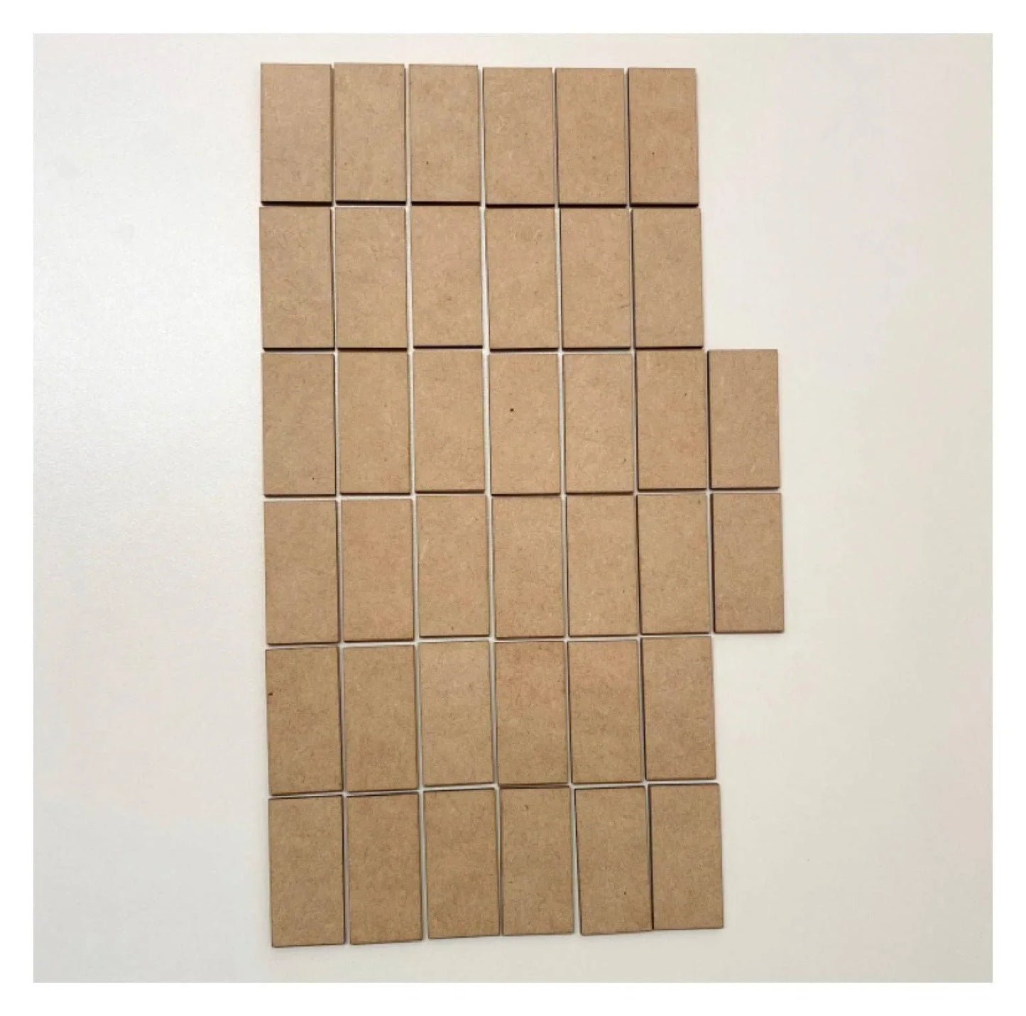 MDF Rectangle 38 pcs War Game DIY Raw Cut Out Art Laser Craft - The Renmy Store Homewares & Gifts