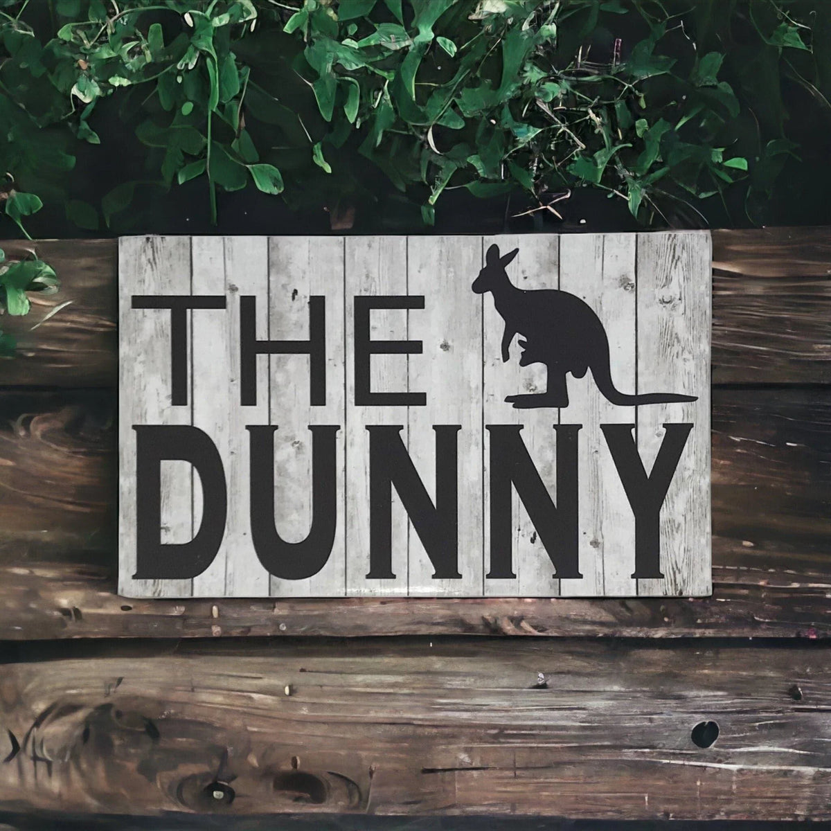 Toilet The Dunny with Kangaroo Sign - The Renmy Store Homewares & Gifts