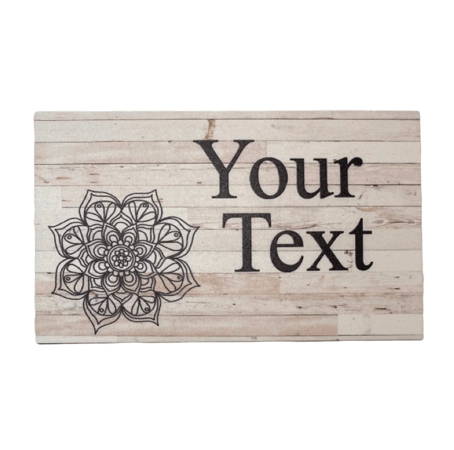 Mandala Boho Personalised Custom Sign - The Renmy Store Homewares & Gifts