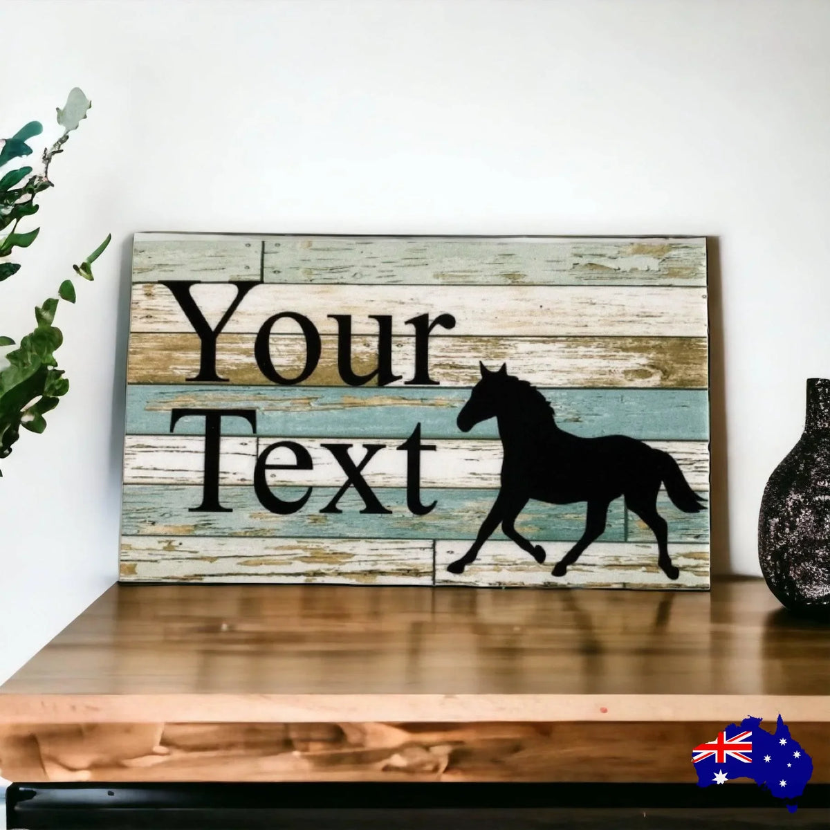 Horse Custom Personalised Sign - The Renmy Store Homewares & Gifts
