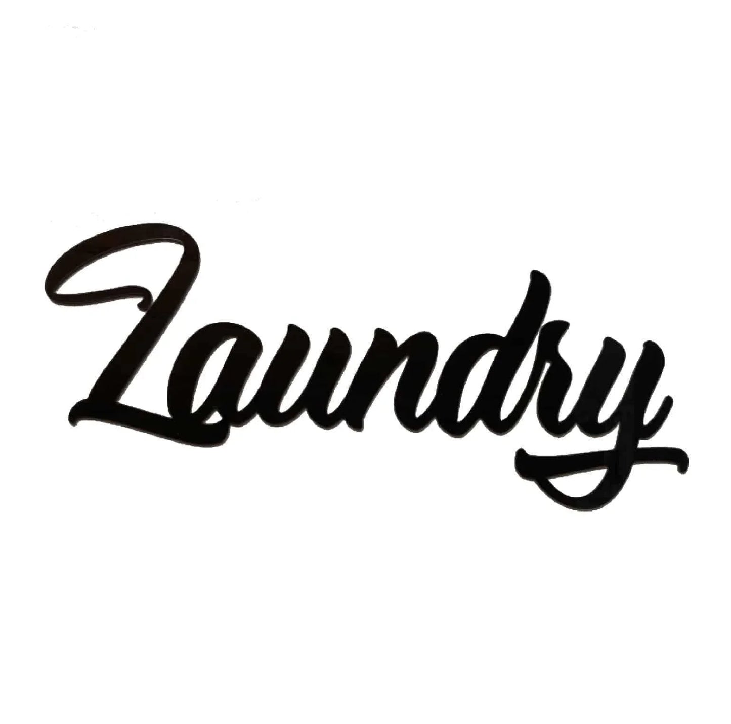 Laundry Door Sign Word Acrylic Wall Art Vintage - The Renmy Store Homewares & Gifts