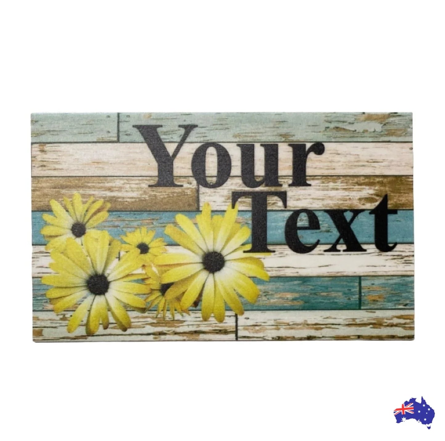 Daisy Yellow Custom Personalised Sign - The Renmy Store Homewares & Gifts