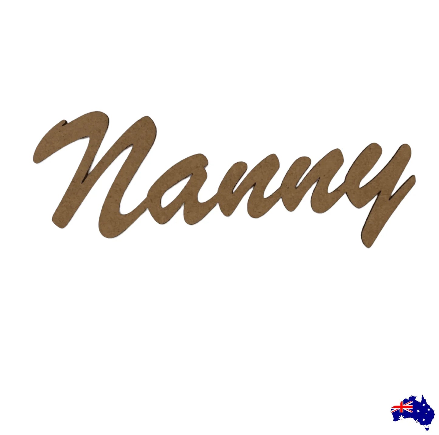 Nanny Word Sign MDF DIY Wooden - The Renmy Store Homewares & Gifts