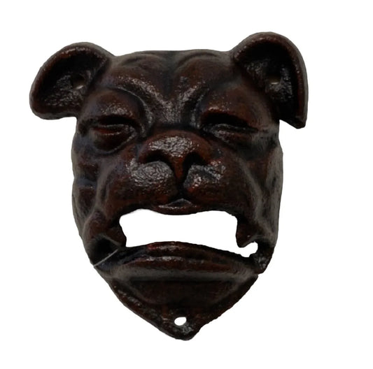 Dog Bulldog Beer Wall Bottle Opener - The Renmy Store Homewares & Gifts