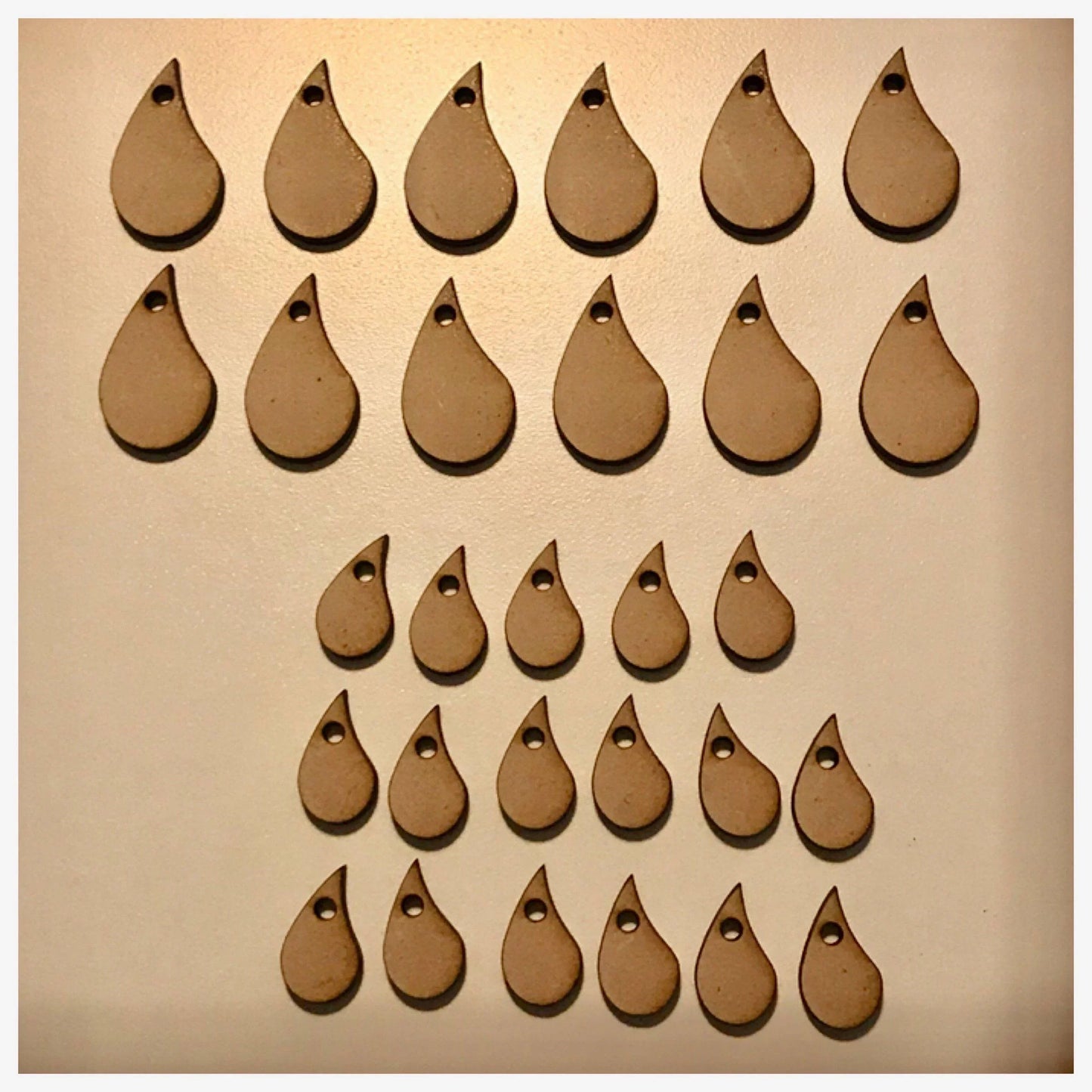Rain Drops Mobile DIY Raw Wooden MDF DIY Craft - The Renmy Store Homewares & Gifts