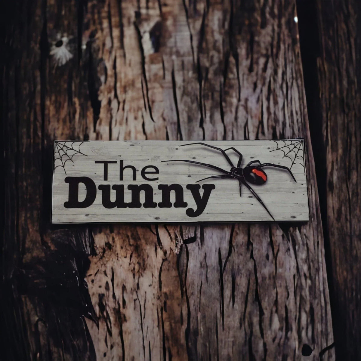 The Dunny Spider Toilet Outback Sign - The Renmy Store Homewares & Gifts