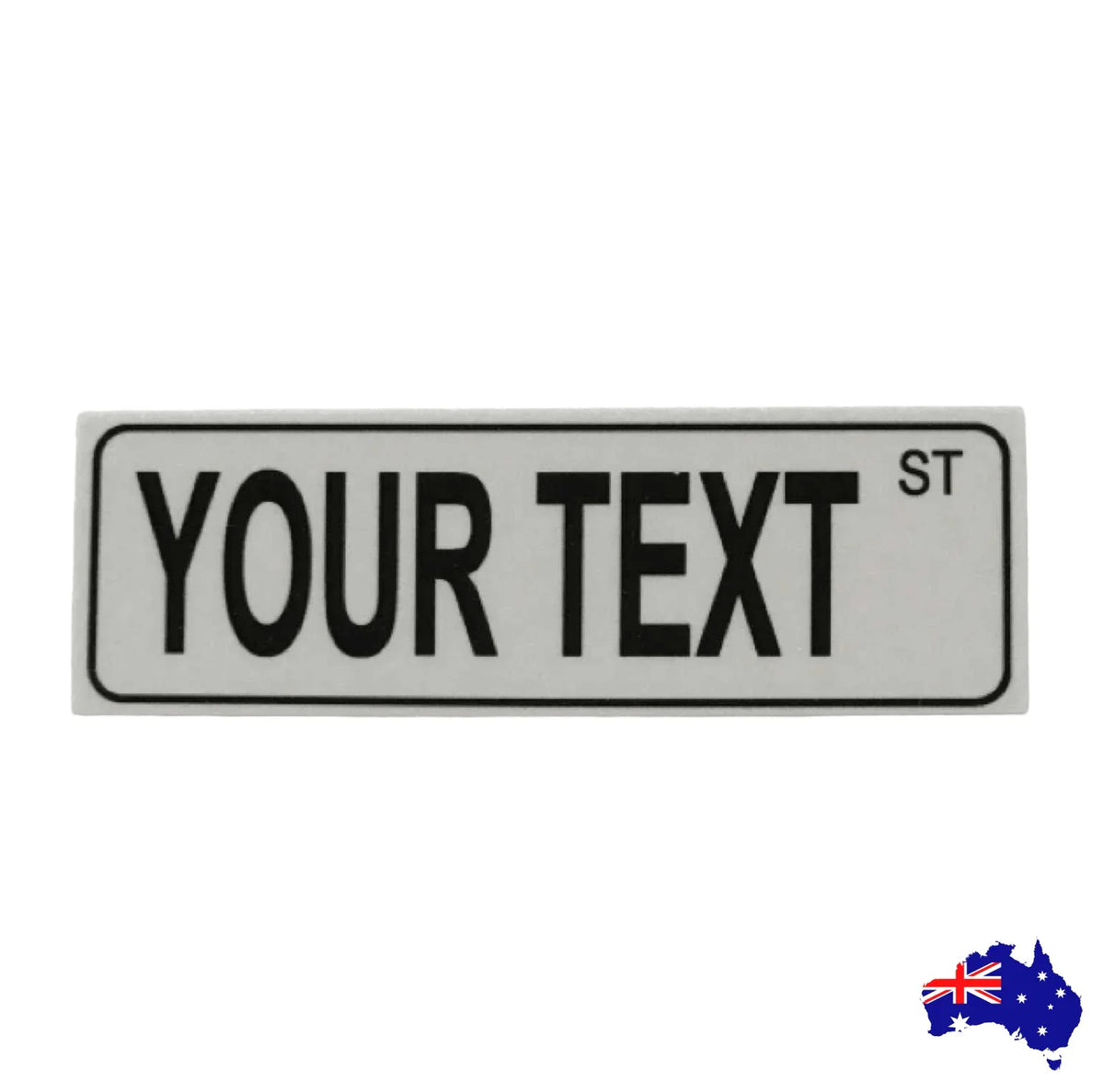 Street Grey Custom Personalised Sign - The Renmy Store Homewares & Gifts