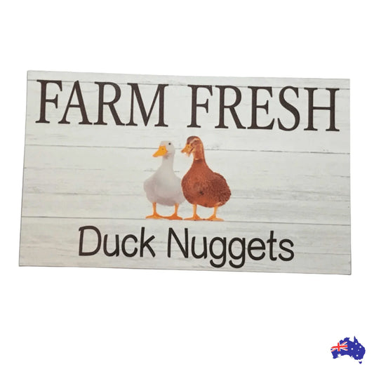 Duck Butt Nuggets Egg Sign - The Renmy Store Homewares & Gifts
