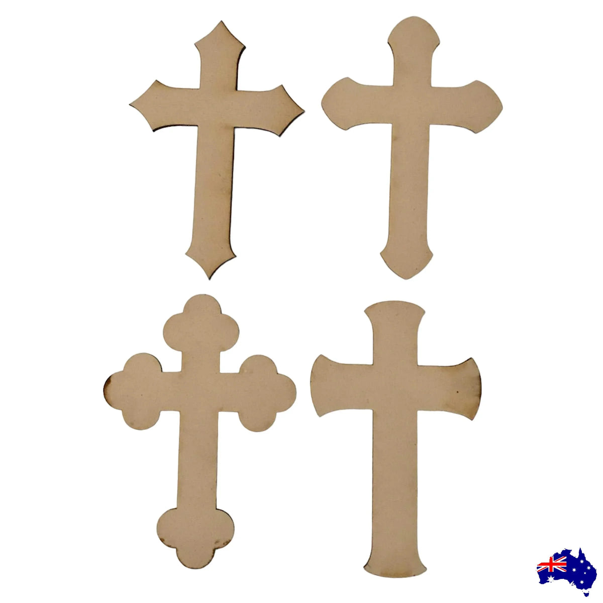 Cross MDF 4 Unique DIY Craft Décor - The Renmy Store Homewares & Gifts