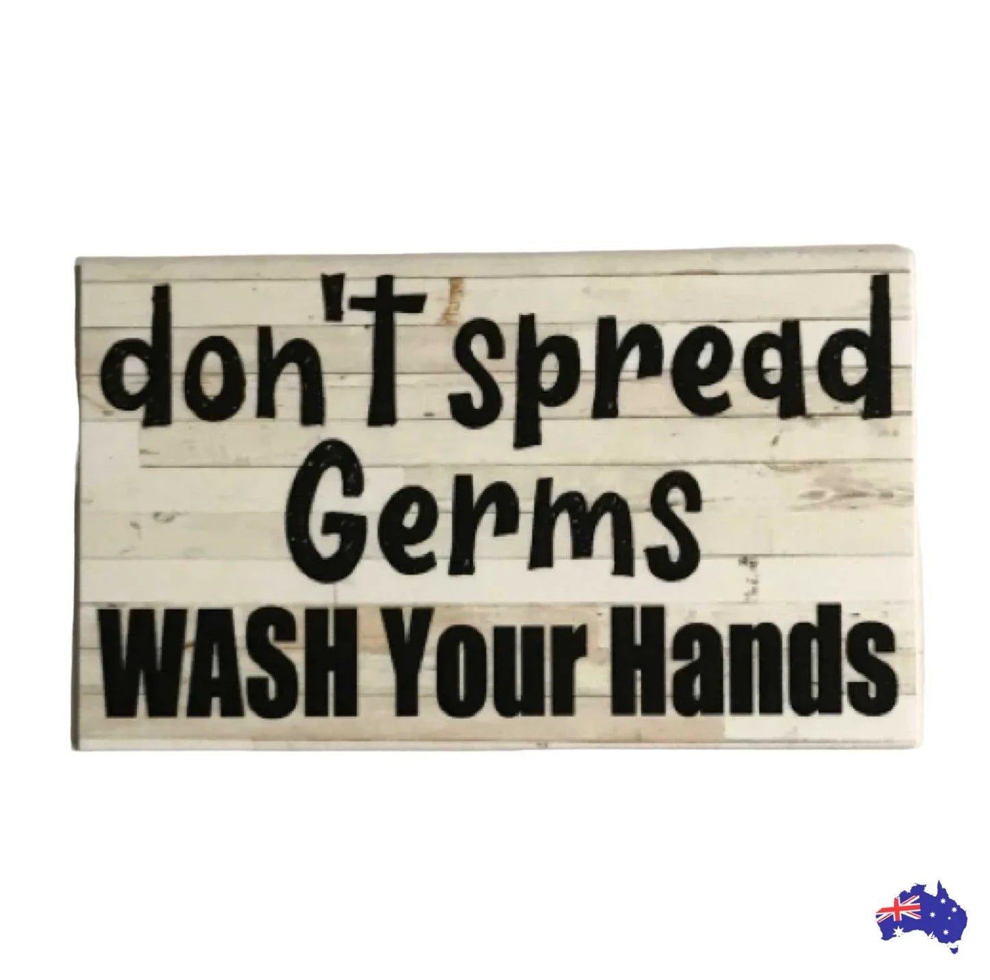 Don't Spread Germs Wash Your Hands Sign - The Renmy Store Homewares & Gifts