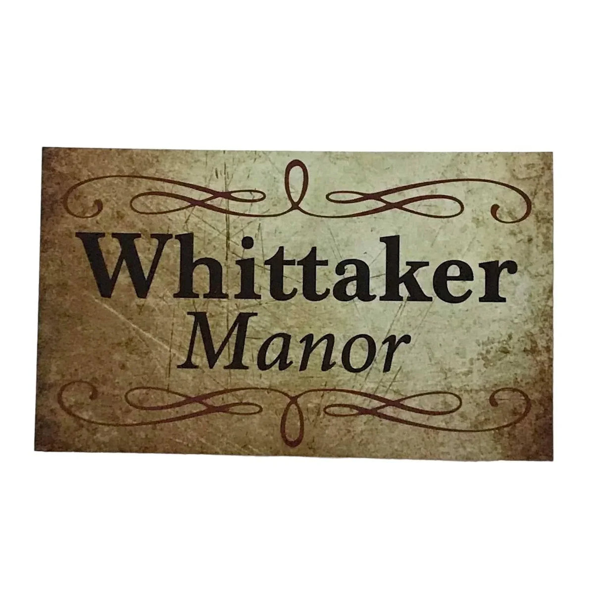 Manor Your Name Vintage Custom Sign - The Renmy Store Homewares & Gifts
