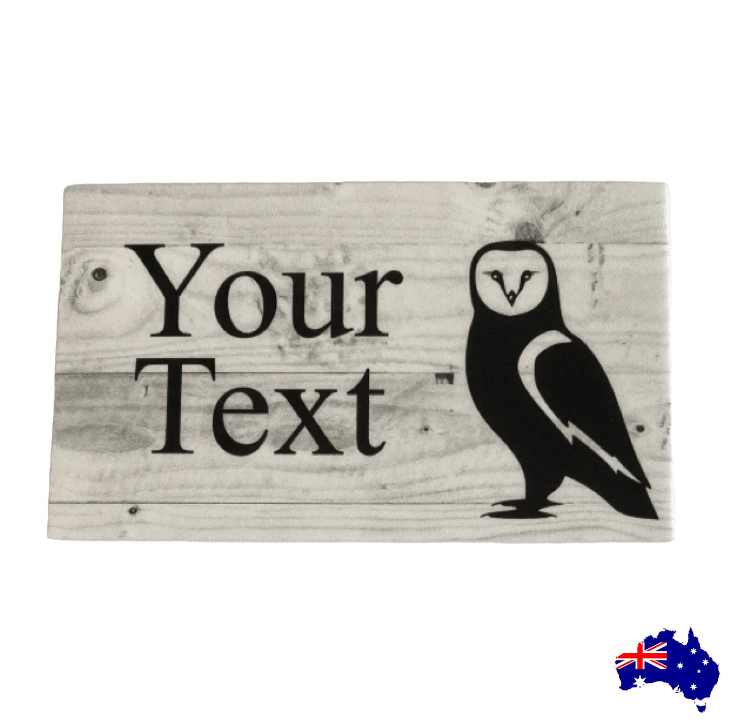 Owl Bird Custom Personalised Sign - The Renmy Store Homewares & Gifts