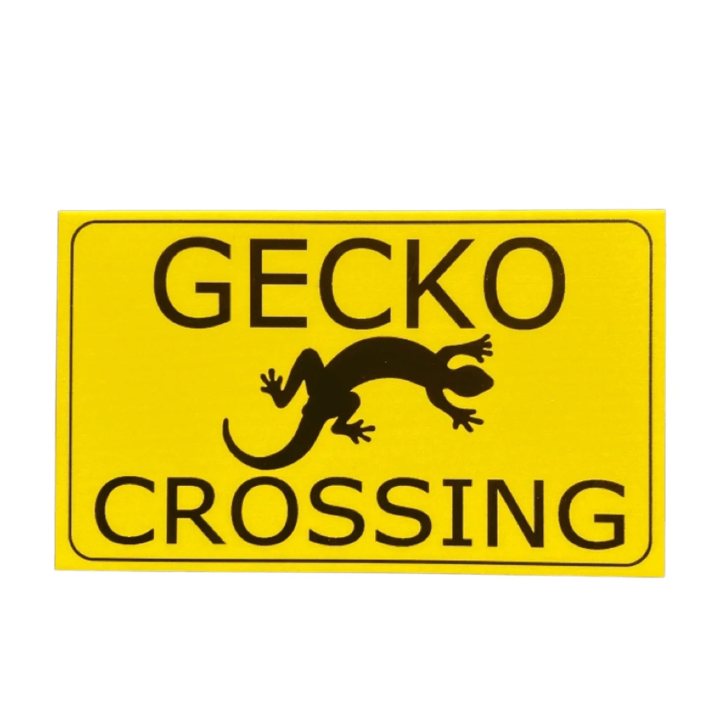 Gecko Lizard Crossing Sign - The Renmy Store Homewares & Gifts