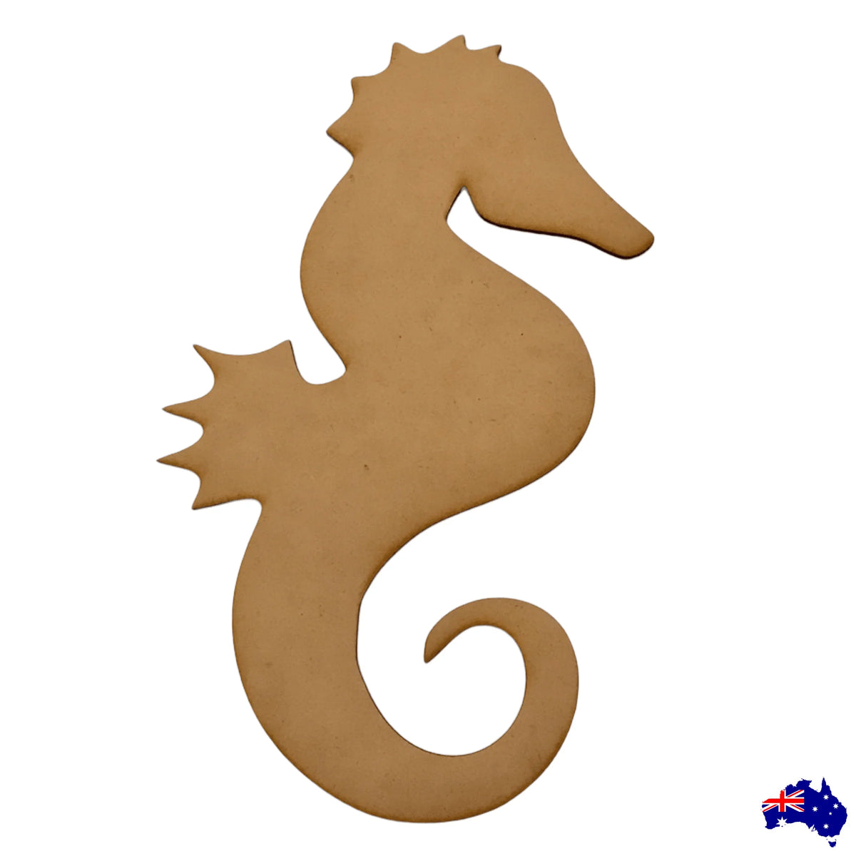 Seahorse Wooden MDF Acrylic Metal Steel Laser Cut Shape - The Renmy Store Homewares & Gifts