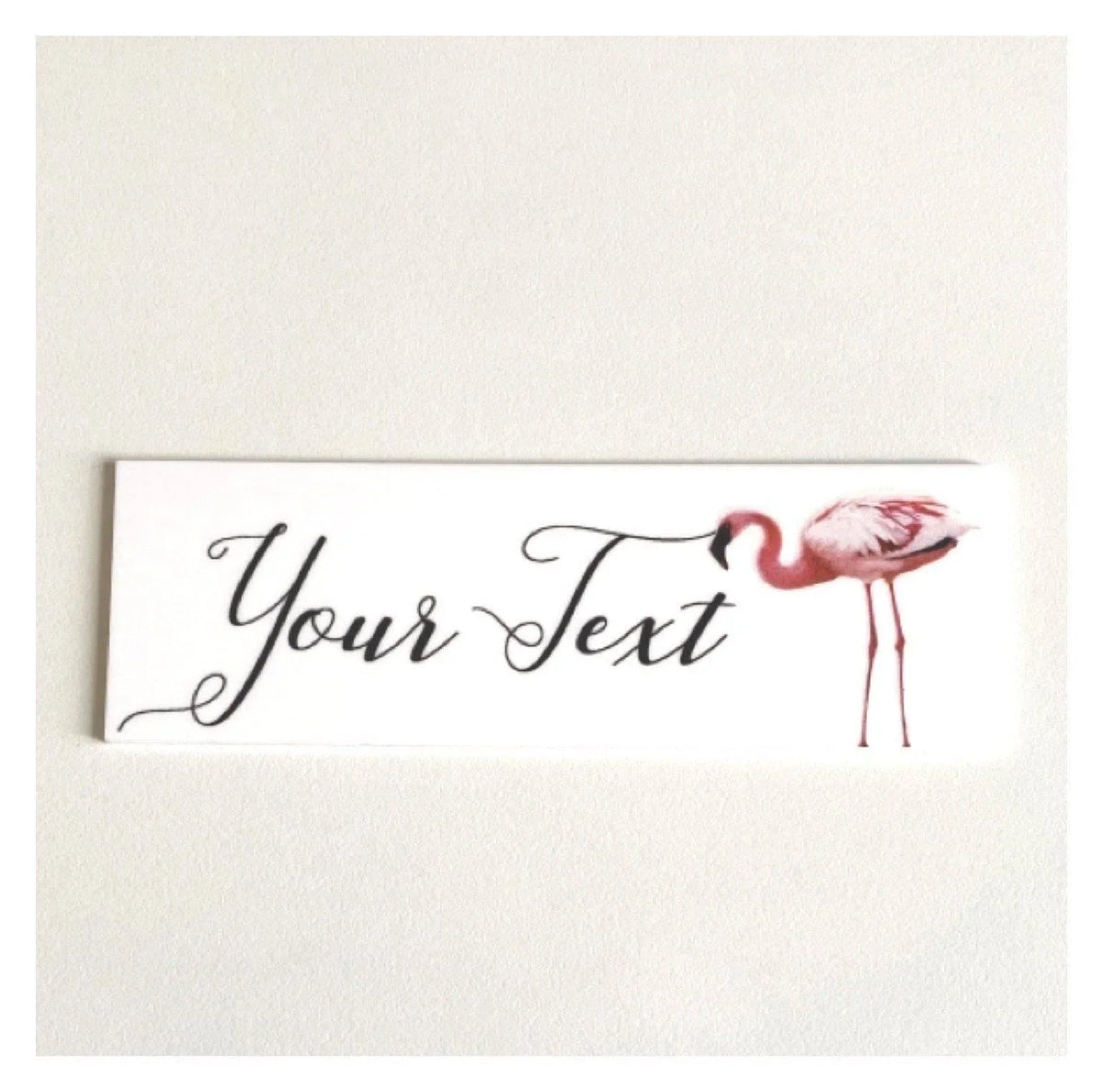 Flamingo Custom Personalised Sign - The Renmy Store Homewares & Gifts