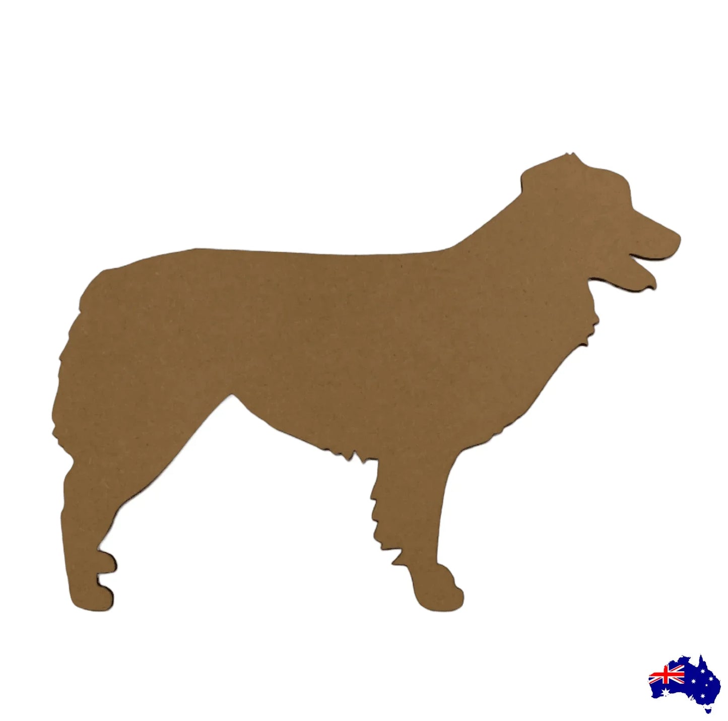 Dog Australian Shepherd MDF DIY Raw Cut Out Art Craft Décor - The Renmy Store Homewares & Gifts