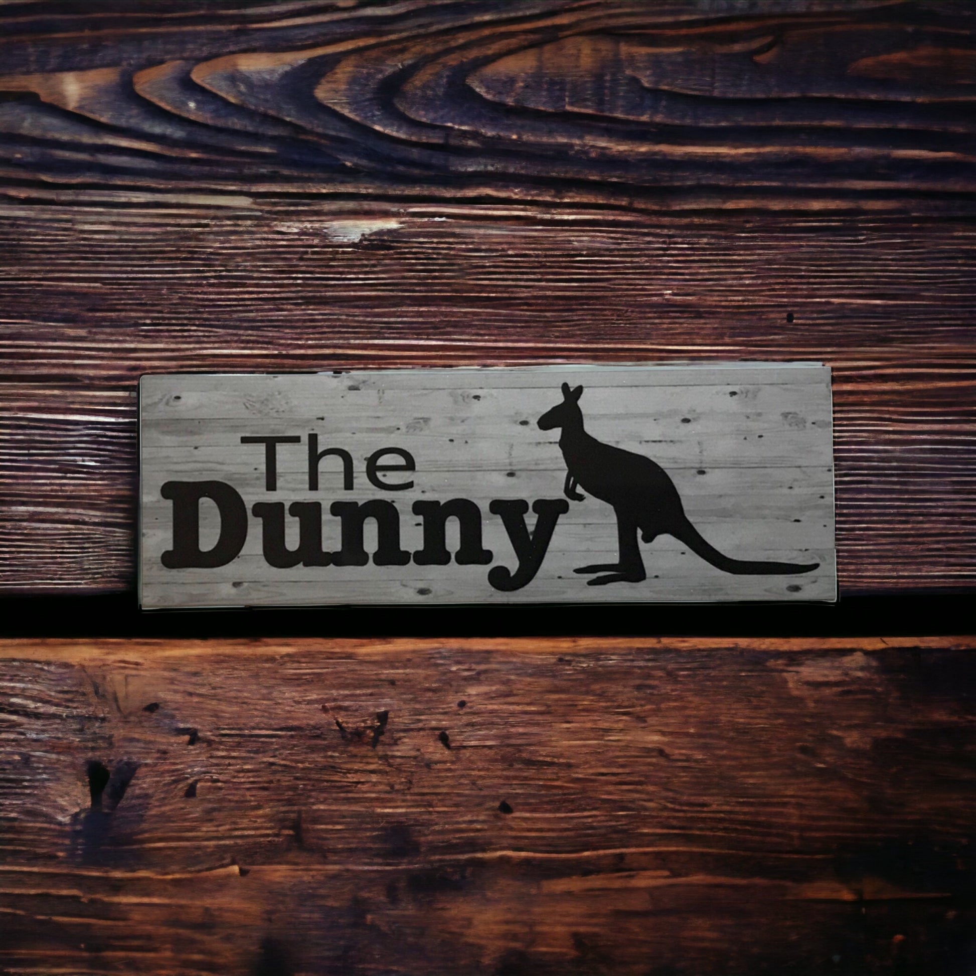 The Dunny Kangaroo Toilet Outback Sign - The Renmy Store Homewares & Gifts 