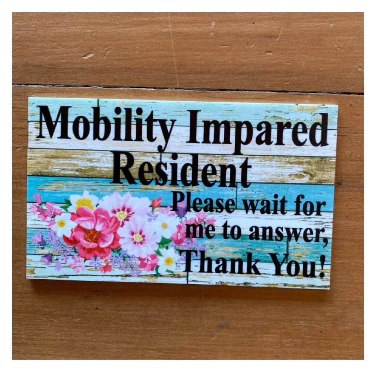 Floral Spring Pink Cottage Custom Sign - The Renmy Store Homewares & Gifts