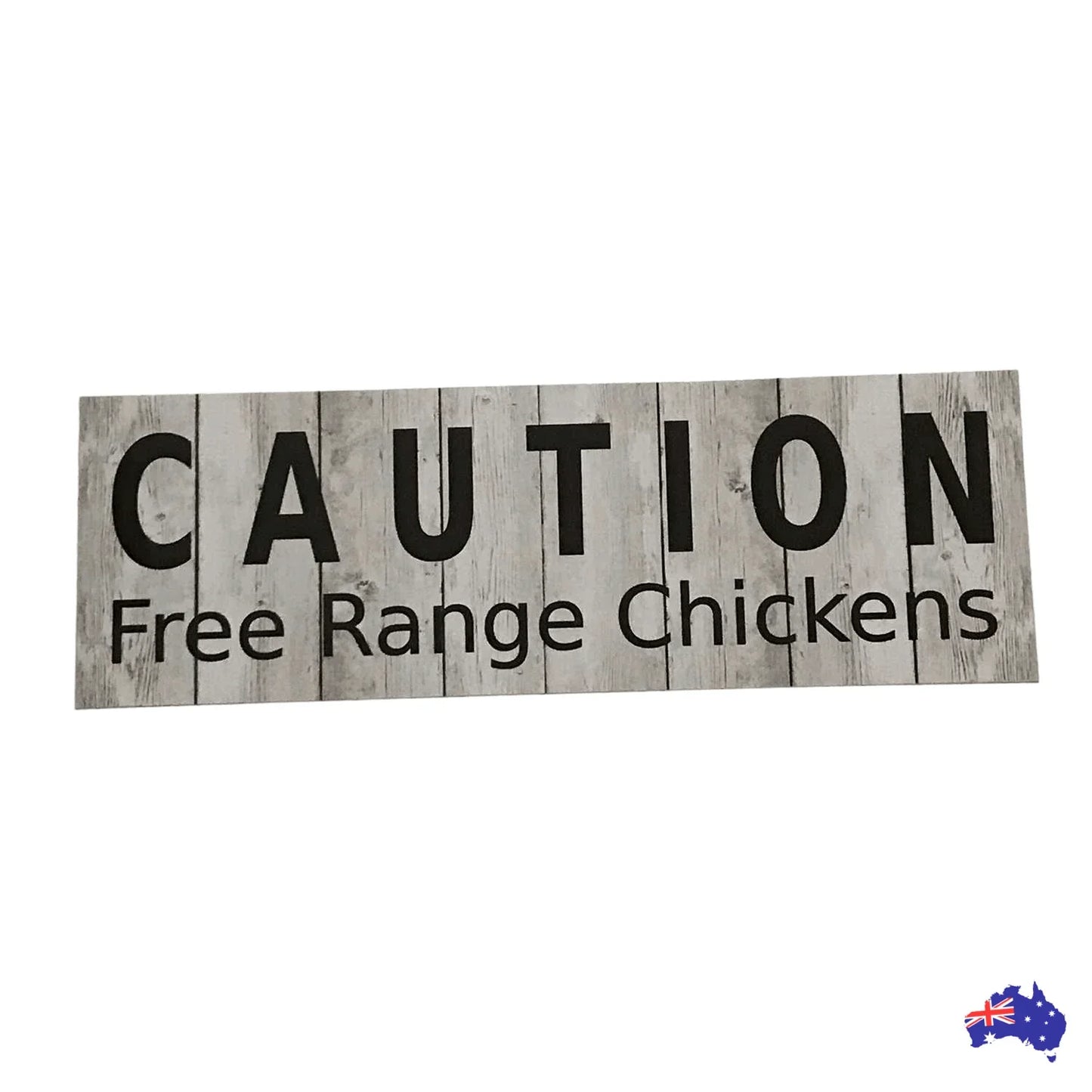 Caution Free Range Chickens Sign - The Renmy Store Homewares & Gifts