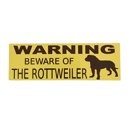 Warning Beware Of The Rottweiler Dog Sign - The Renmy Store Homewares & Gifts