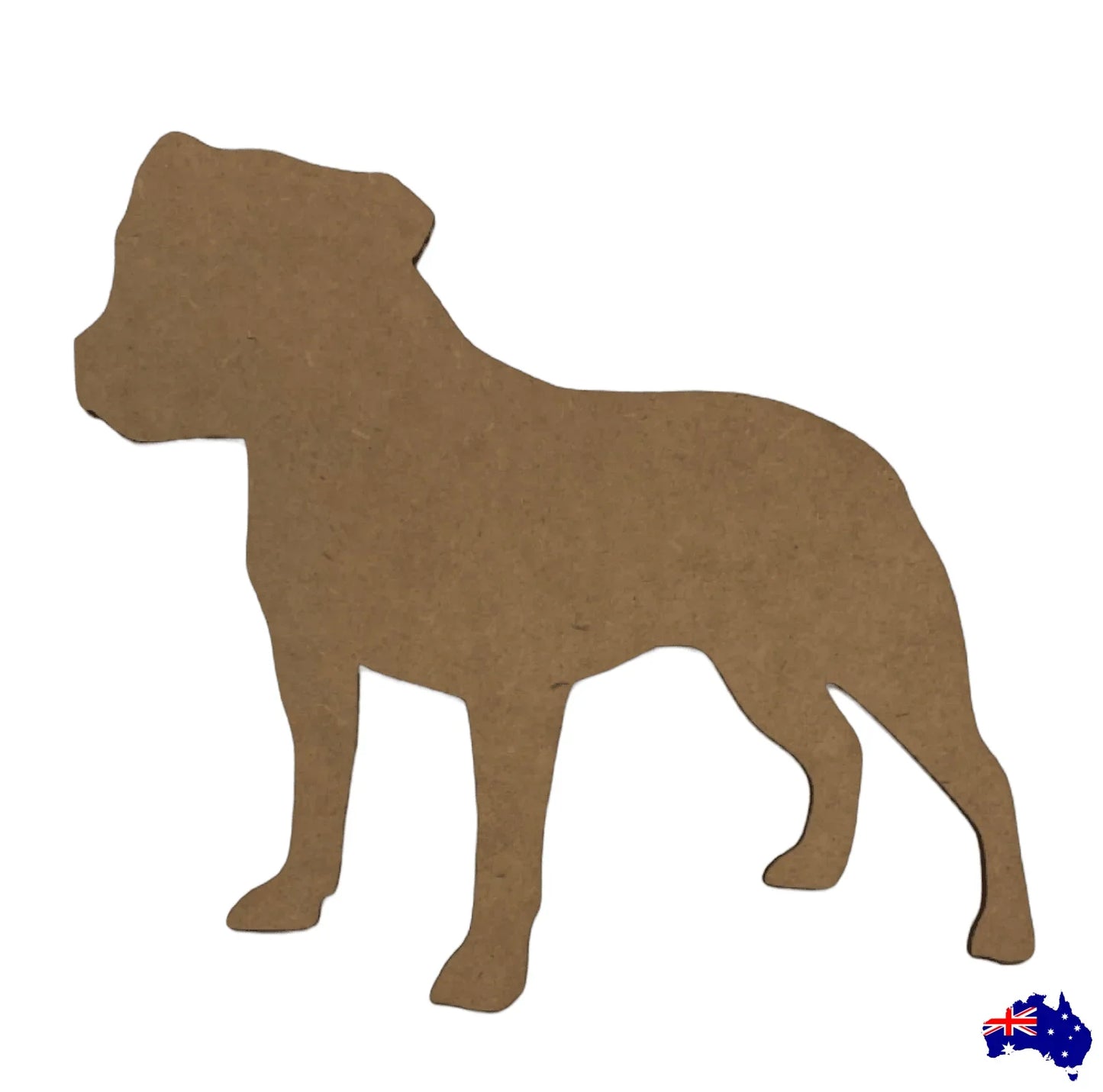 Dog Staffordshire Bull Terrier Staffy Female MDF DIY Raw Cut Out Art Craft Décor - The Renmy Store Homewares & Gifts