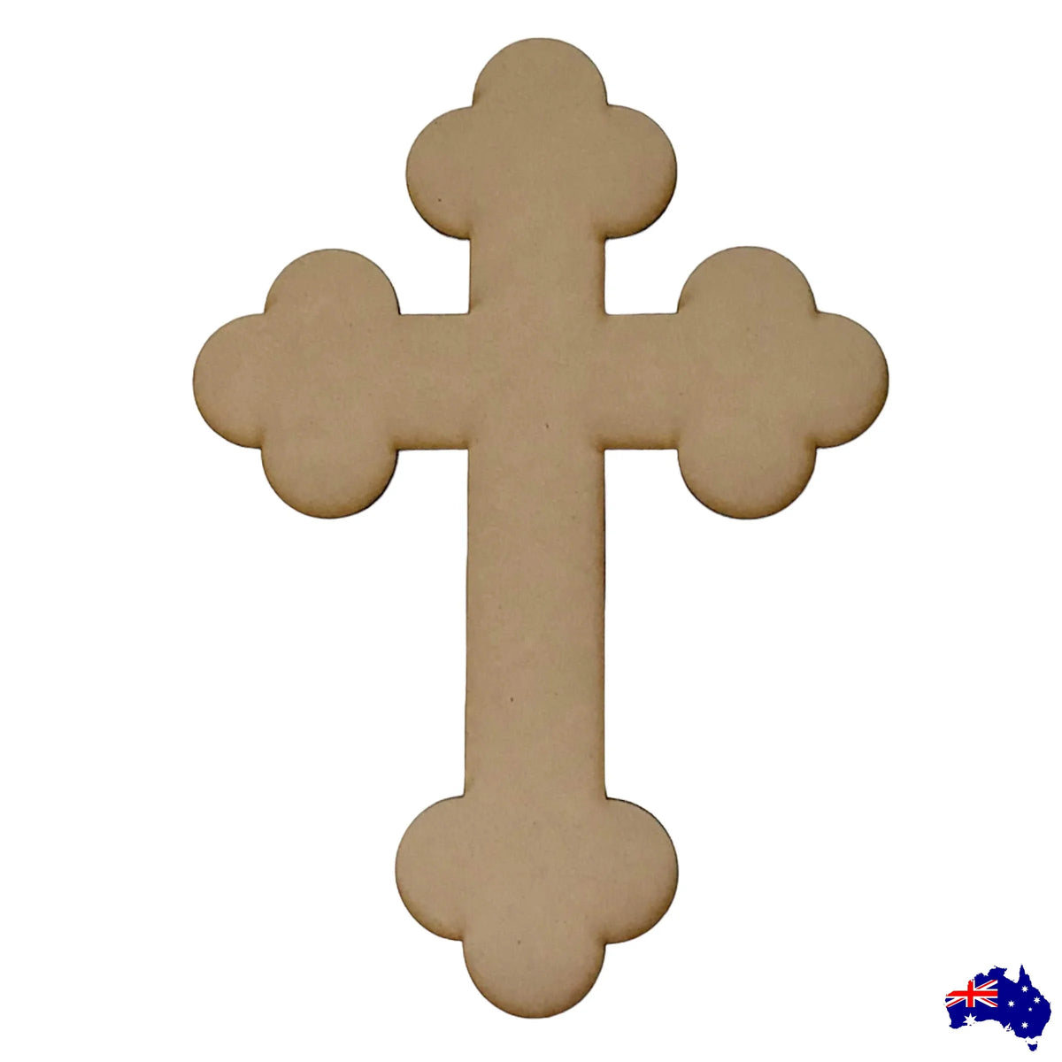 Cross MDF Vintage Timber DIY Raw Craft - The Renmy Store Homewares & Gifts