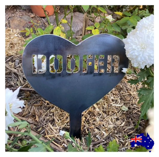 Heart Memorial Custom Personalised Metal Steel Sign - The Renmy Store Homewares & Gifts