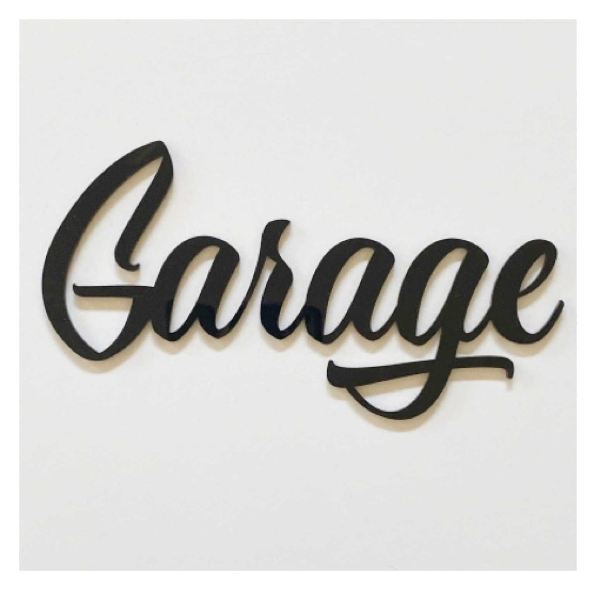 Garage Door Word Acrylic Wall Art Vintage - The Renmy Store Homewares & Gifts