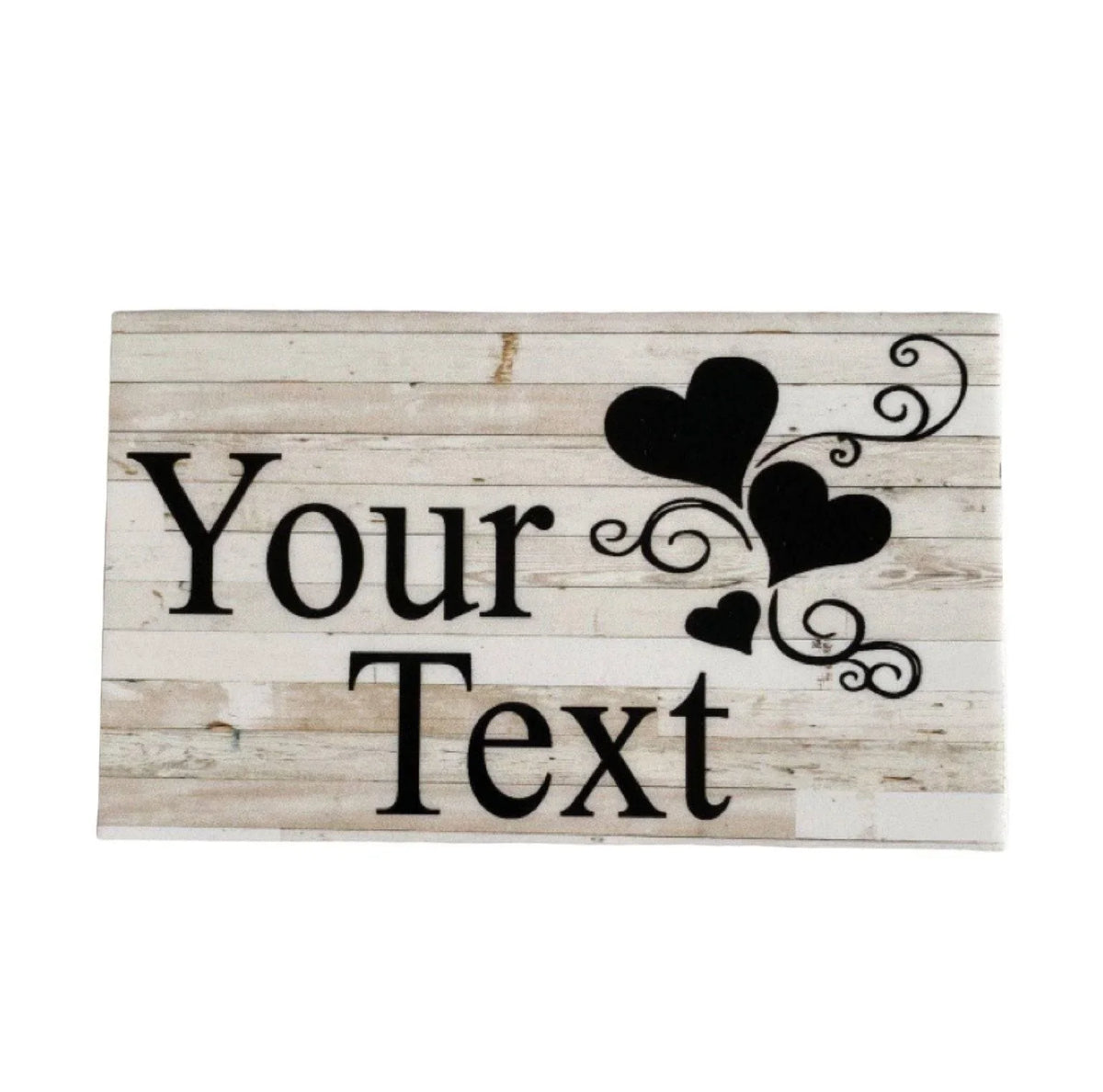 Heart Love Persoanlised Custom Sign - The Renmy Store Homewares & Gifts